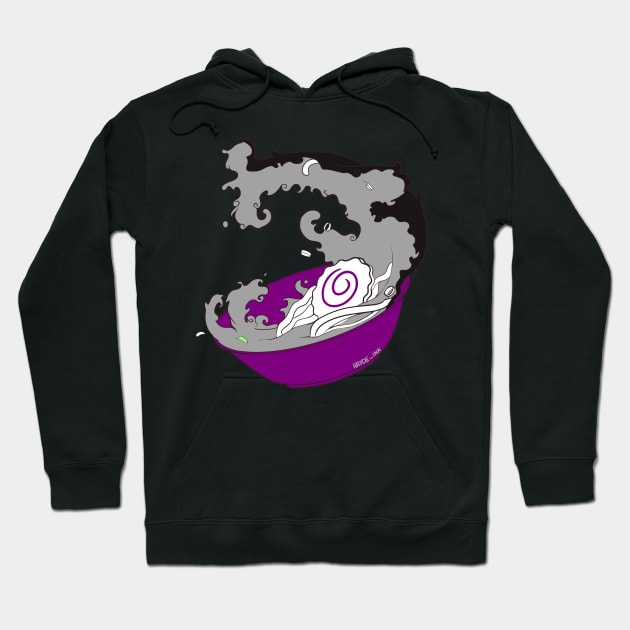 Pride Noodles - Asexual Hoodie by Hayde